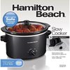 Hamilton Beach 3 qt Black Stoneware Slow Cooker 33231